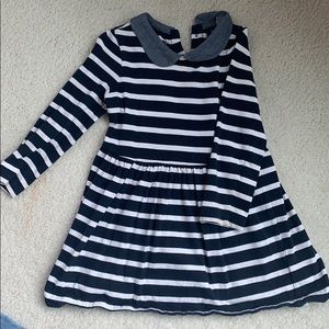 Girls nautical Peter Pan style dress